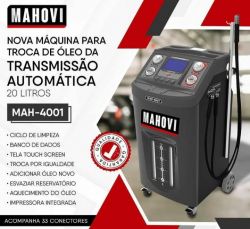 Maquina de Troca de Óleo Transmissão Automática MAH-4001 Mahovi 