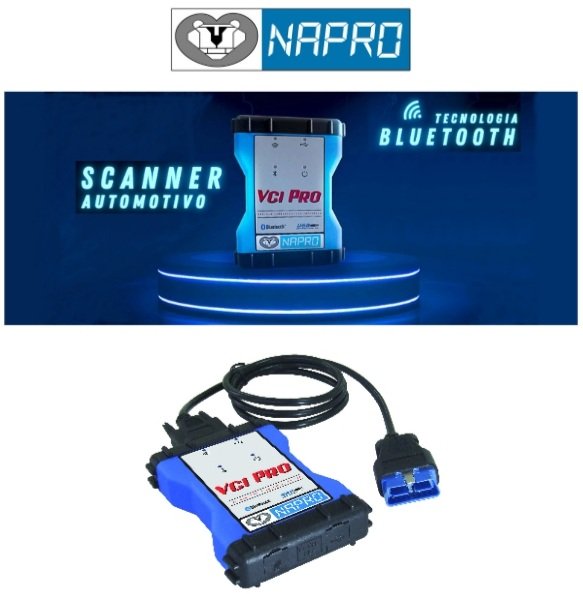 Scanner Napro  VCI PRO Bluetooth Versão 31 Imagem 1